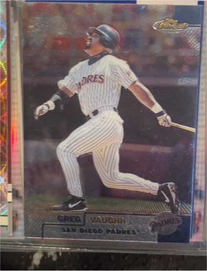 1994 Topps Chrome #50 Greg Vaughn — front