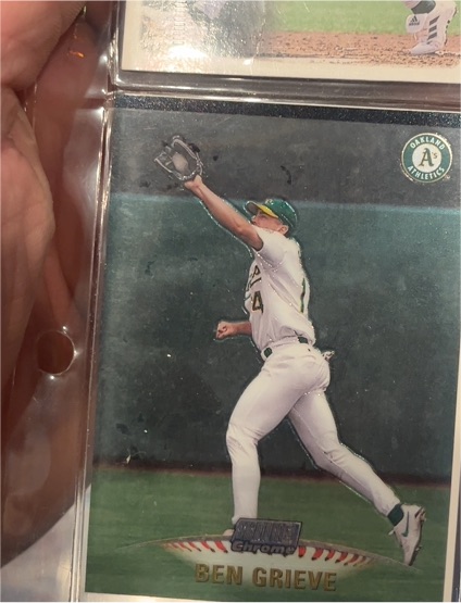 1997 Bowman Chrome #TC-24 Ben Grieve — front