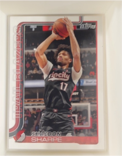 2025-26 Topps #127 Shaedon Sharpe — front