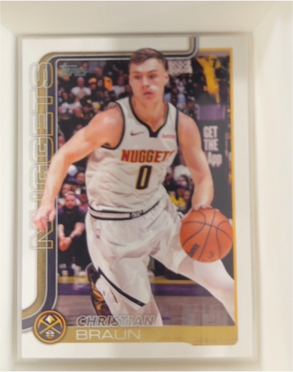 2025-26 Topps #102 Christian Braun — front