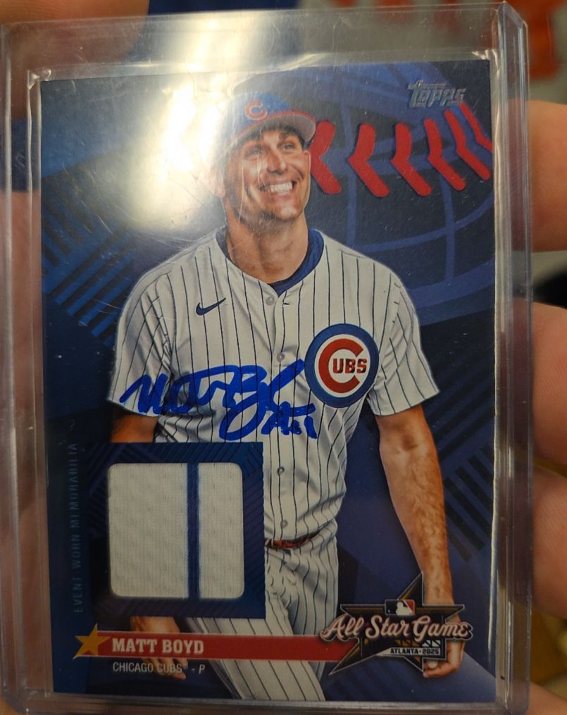 2025 Topps Update #AS-MB Matt Boyd All-Star Stitches — front