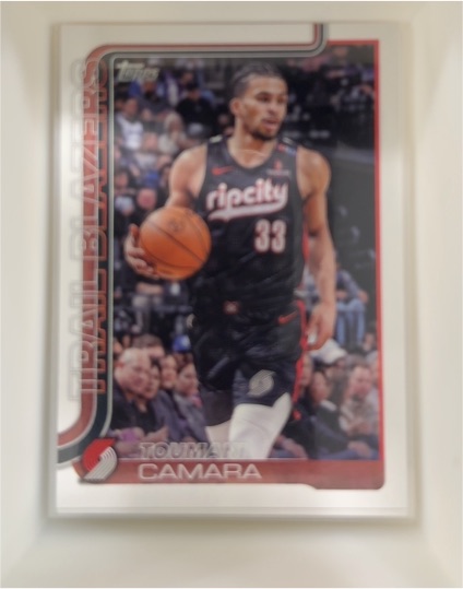 2025-26 Topps #128 Toumani Camara — front