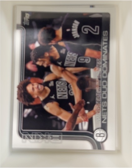 2025-26 Topps #273 Whatever It Takes: Nets Duo Dominates — front