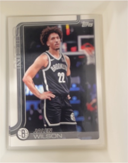 2025-26 Topps #12 Jalen Wilson — front