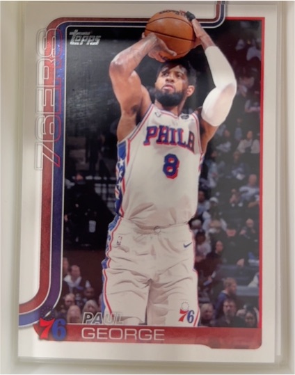 2025-26 Topps #23 Paul George — front