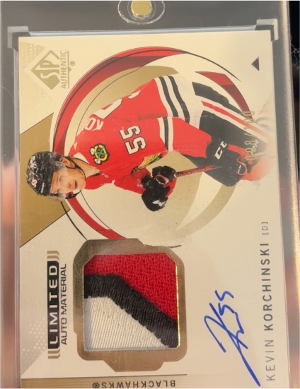 2024-25 Upper Deck SP Authentic Limited Material #74 Kevin Korchinski — front