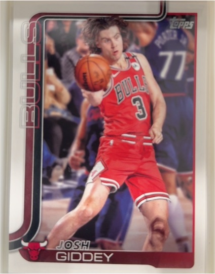 2025-26 Topps #35 Josh Giddey — front