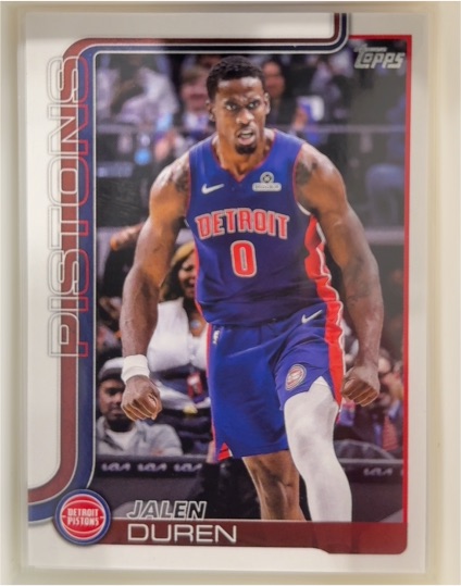 2025-26 Topps #41 Jalen Duren — front