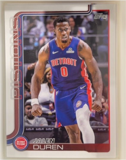 2025-26 Topps #41 Jalen Duren — front