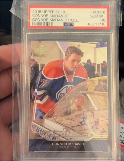 2015 Upper Deck Connor McDavid Collection #CM-6 Connor McDavid — front