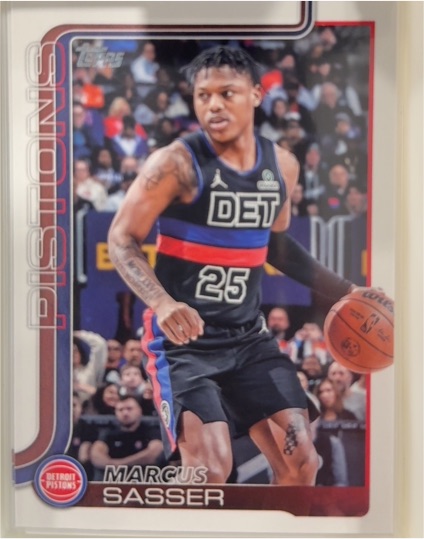 2025-26 Topps #46 Marcus Sasser — front