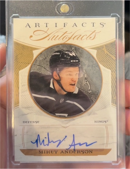 2022-23 Upper Deck Artifacts Autofacts #AF-MA Mikey Anderson — front