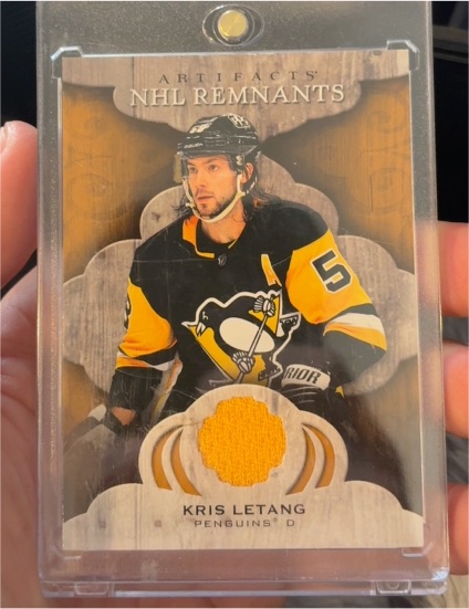 2021-22 Upper Deck Artifacts NHL Remnants #NR-KL Kris Letang — front