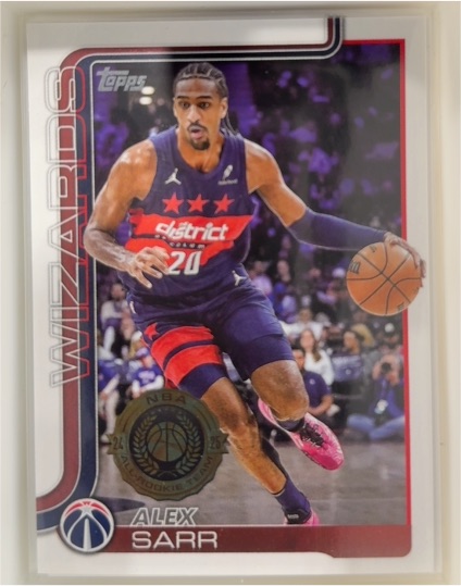 2025-26 Topps #96 Alex Sarr — front