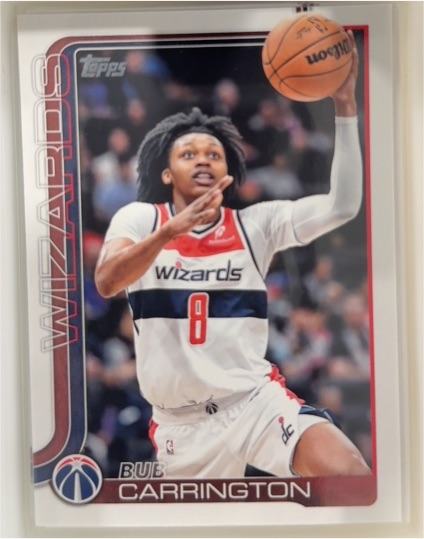 2025-26 Topps #97 Bub Carrington — front