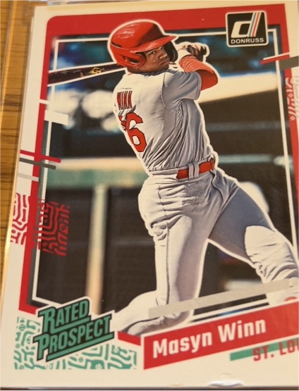 2023 Donruss Rated Prospect #48 Masyn Winn — front