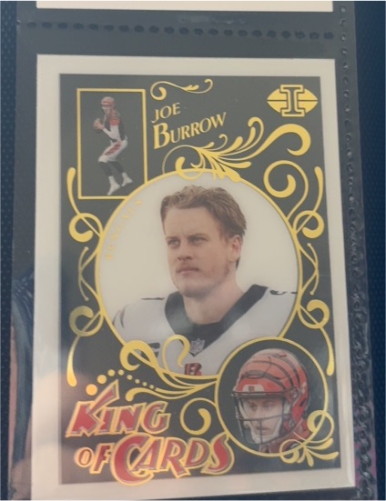 2021 Panini Illusions King of Cards #KC-7 Joe Burrow — front