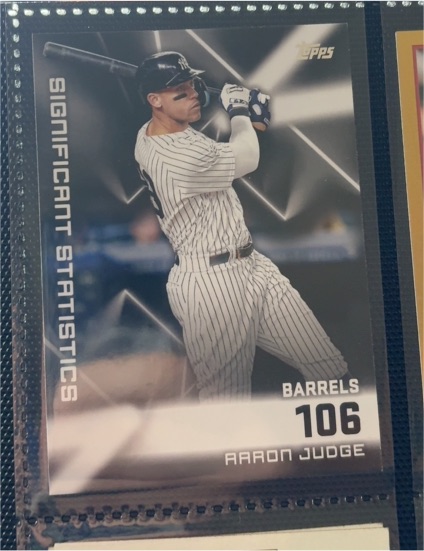 2023 Topps Significant Statistics #SS-9 Aaron Judge — front
