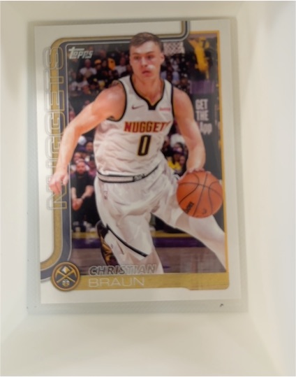 2025-26 Topps #102 Christian Braun — front