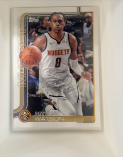 2025-26 Topps #106 Peyton Watson — front