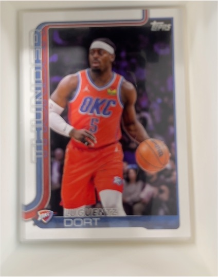 2025-26 Topps #117 Luguentz Dort — front