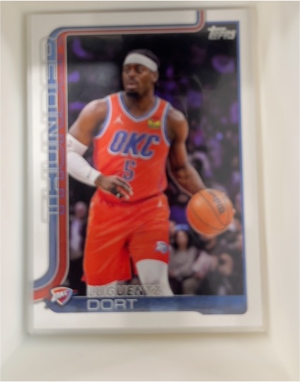 2025-26 Topps #117 Luguentz Dort — front
