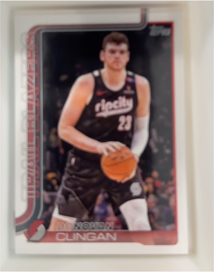 2025-26 Topps #126 Donovan Clingan — front