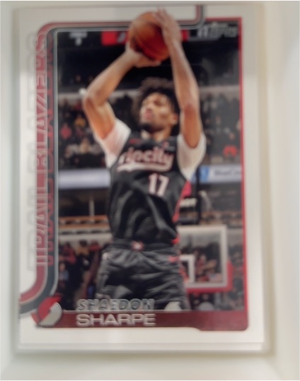 2025-26 Topps #127 Shaedon Sharpe — front