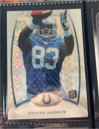 2012 Topps Platinum #129 Dwayne Allen — front