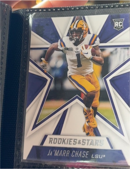 2021 Panini Rookies & Stars #305 Ja'Marr Chase LSU Tigers — front