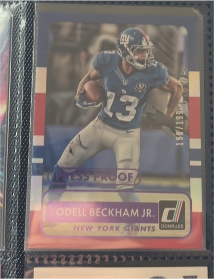 2015 Panini Donruss #80 Odell Beckham Jr. — front