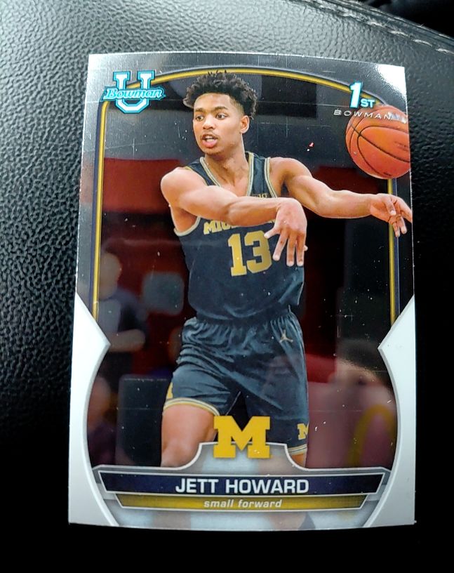 2022-23 Bowman University Chrome #39 Jett Howard — front