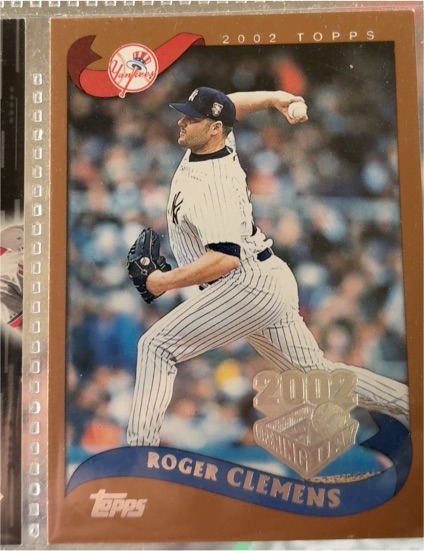 2002 Topps Opening Day #31 Roger Clemens — front