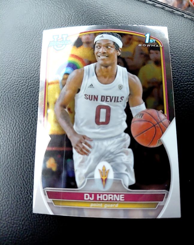 2022-23 Bowman University Chrome #54 DJ Horne — front