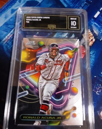 2023 Topps Cosmic Chrome #68 Ronald Acuna Jr. — front