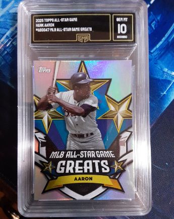 2025 Topps All-Star Game #ASGG-47 Hank Aaron MLB All-Star Game Greats — front