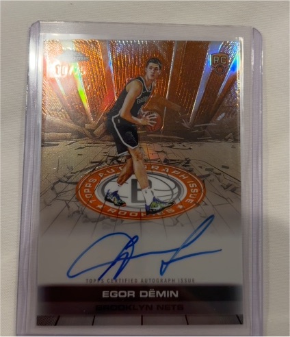 2025-26 Topps Chrome #TAIR-ED Egor Demin — front