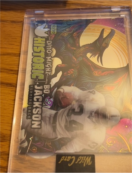 2024 Wild Card Prehistoric Dino-Might Bo Jackson #18 — front