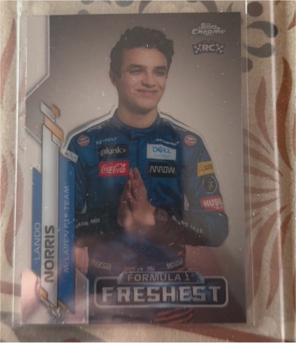 2020 Topps Chrome Formula 1 #199 Lando Norris — front
