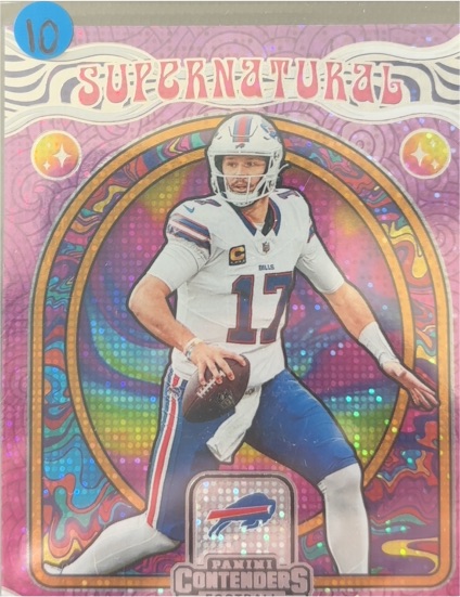 2024 Panini Contenders Supernatural Silver #5 Josh Allen — front