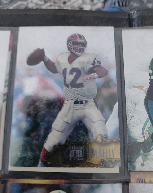 1996 Fleer Metal #13 Jim Kelly — front