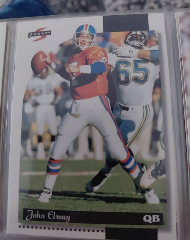 1996 Score #59 John Elway — front