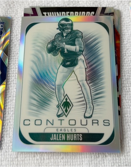 2025 Panini Phoenix #26 Jalen Hurts Contours — front