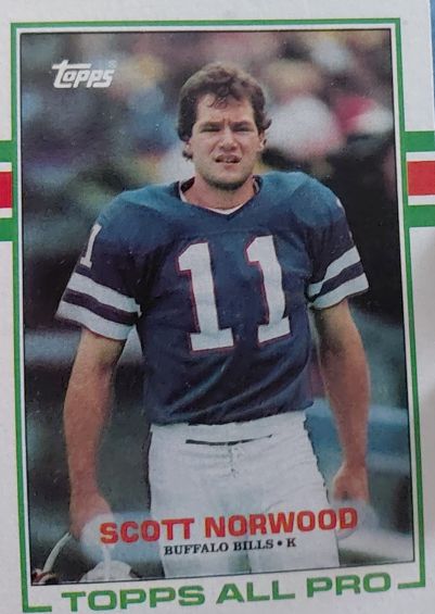 1989 Topps #42 Scott Norwood — front