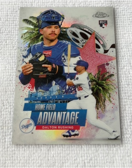 2025 Topps Update #HA-48 Dalton Rushing Home Field Advantage — front