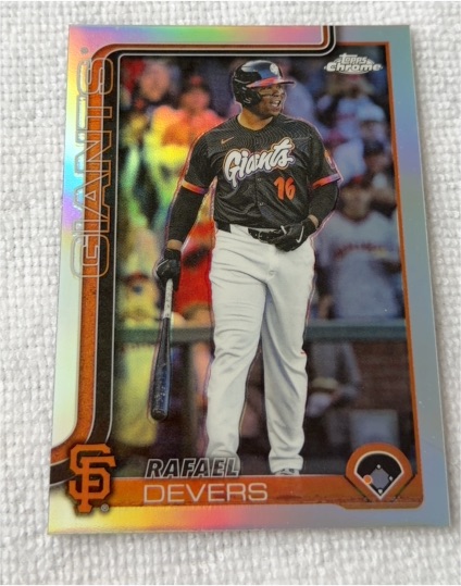 2025 Topps Chrome Update #US300 Rafael Devers — front