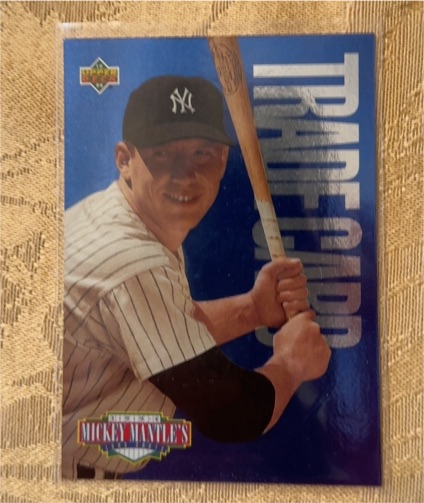 1994 Upper Deck Mickey Mantle's Long Shots Silver Trade Card — front