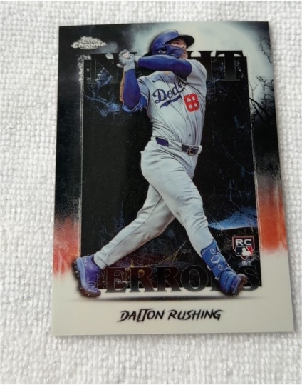 2025 Topps Chrome Update #NT-24 Dalton Rushing Night Terrors — front