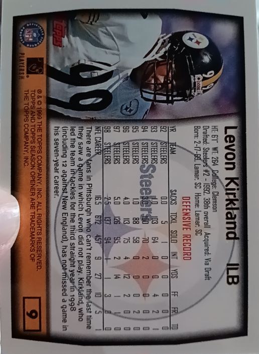 1999 Topps #279 Levon Kirkland — front
