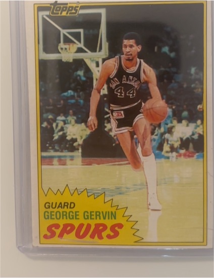 1981-82 Topps #37 George Gervin — front